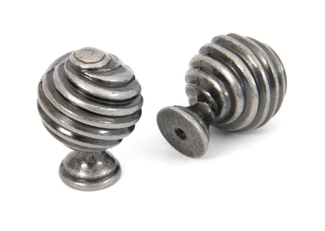 From The Anvil - Pewter Twist Cabinet Knob | Sku. 33691 | Trade Door Handles.