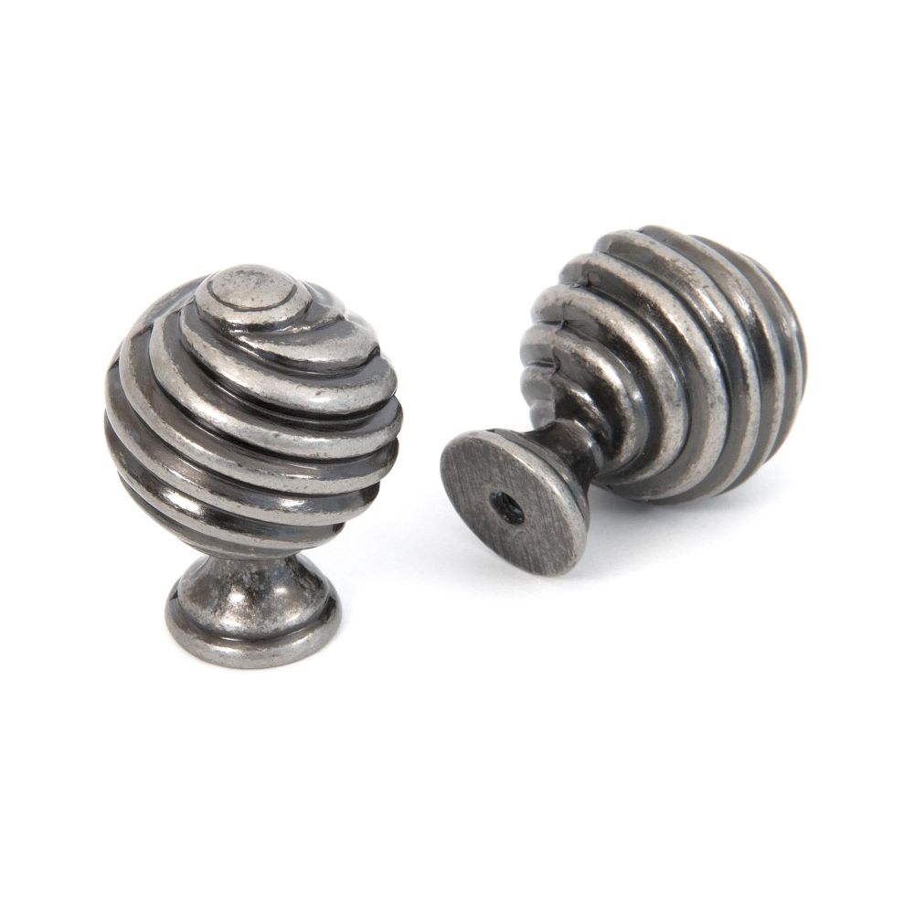 From The Anvil - Pewter Twist Cabinet Knob | Sku. 33691 | Trade Door Handles.