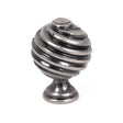 From The Anvil - Pewter Twist Cabinet Knob | Sku. 33691 | Trade Door Handles.