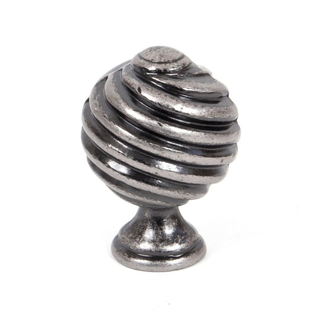 From The Anvil - Pewter Twist Cabinet Knob | Sku. 33691 | Trade Door Handles.