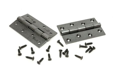 From The Anvil - Pewter 4" Butt Hinge (pair) | Sku. 33693 | Trade Door Handles.