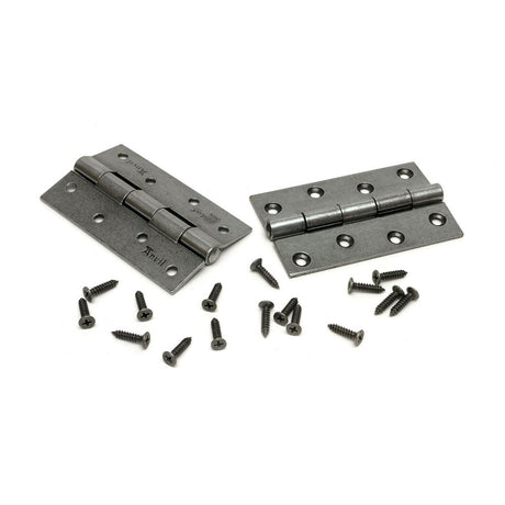 From The Anvil - Pewter 4" Butt Hinge (pair) | Sku. 33693 | Trade Door Handles.