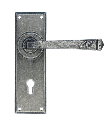 From The Anvil - Pewter Avon Lever Lock Set | Sku. 33700 | Trade Door Handles.