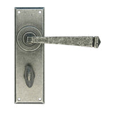 From The Anvil - Pewter Avon Lever Bathroom Set | Sku. 33702 | Trade Door Handles.