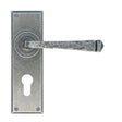 From The Anvil - Pewter Avon Lever Euro Lock Set | Sku. 33703 | Trade Door Handles.