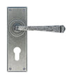 From The Anvil - Pewter Avon Lever Euro Lock Set | Sku. 33703 | Trade Door Handles.