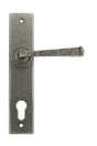 From The Anvil - Pewter Avon Lever Espag. Lock Set | Sku. 33704 | Trade Door Handles.