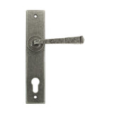 From The Anvil - Pewter Avon Lever Espag. Lock Set | Sku. 33704 | Trade Door Handles.