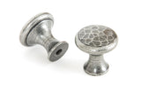 From The Anvil - Pewter Hammered Cabinet Knob - Small | Sku. 33705 | Trade Door Handles.