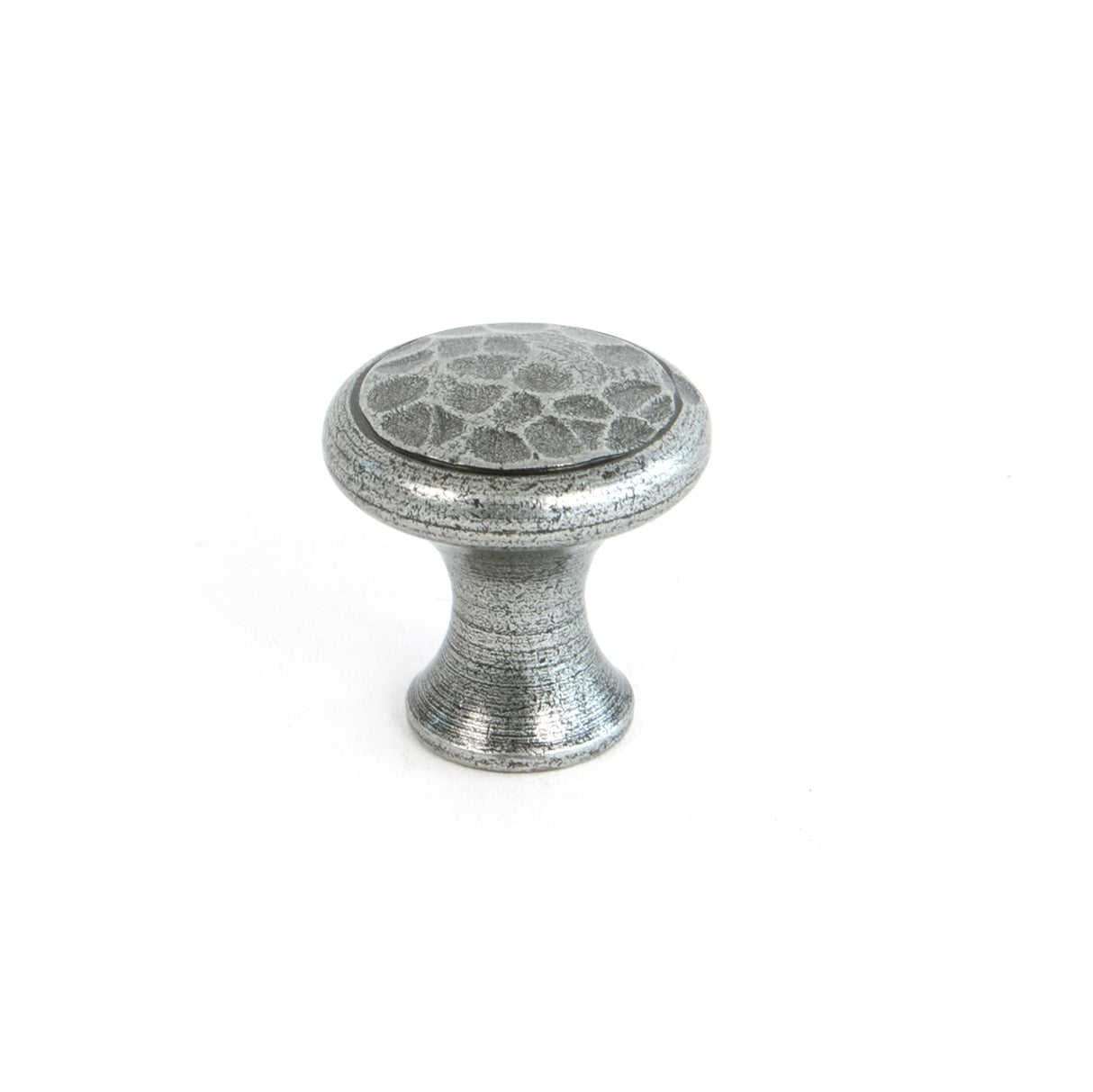 From The Anvil - Pewter Hammered Cabinet Knob - Small | Sku. 33705 | Trade Door Handles.