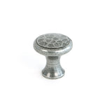 From The Anvil - Pewter Hammered Cabinet Knob - Small | Sku. 33705 | Trade Door Handles.
