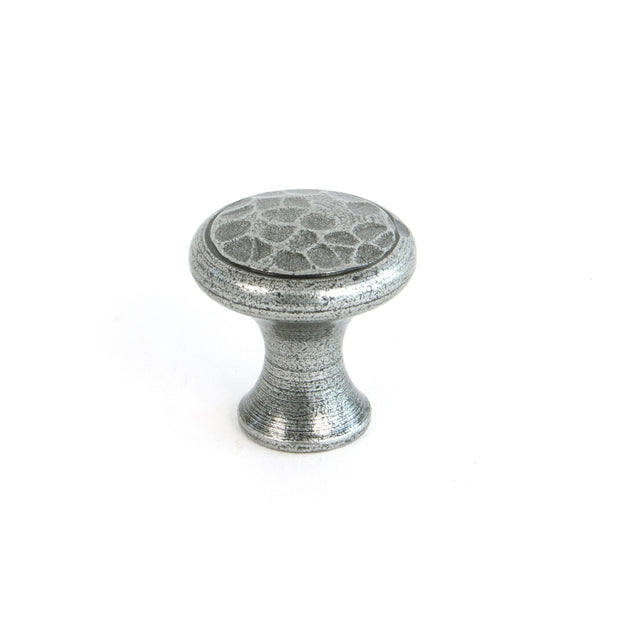 From The Anvil - Pewter Hammered Cabinet Knob - Small | Sku. 33705 | Trade Door Handles.