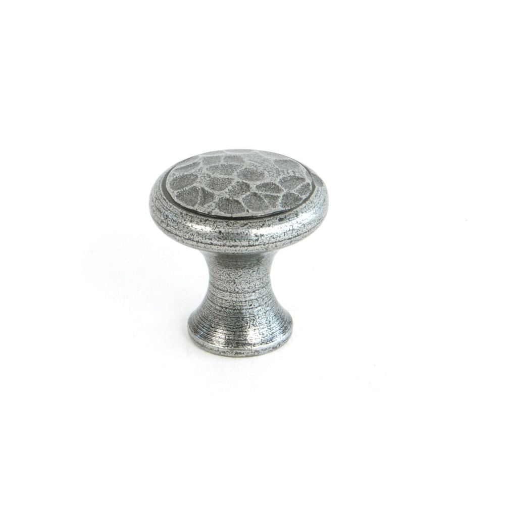 From The Anvil - Pewter Hammered Cabinet Knob - Small | Sku. 33705 | Trade Door Handles.