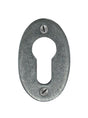 From The Anvil - Pewter Oval Euro Escutcheon | Sku. 33706 | Trade Door Handles.