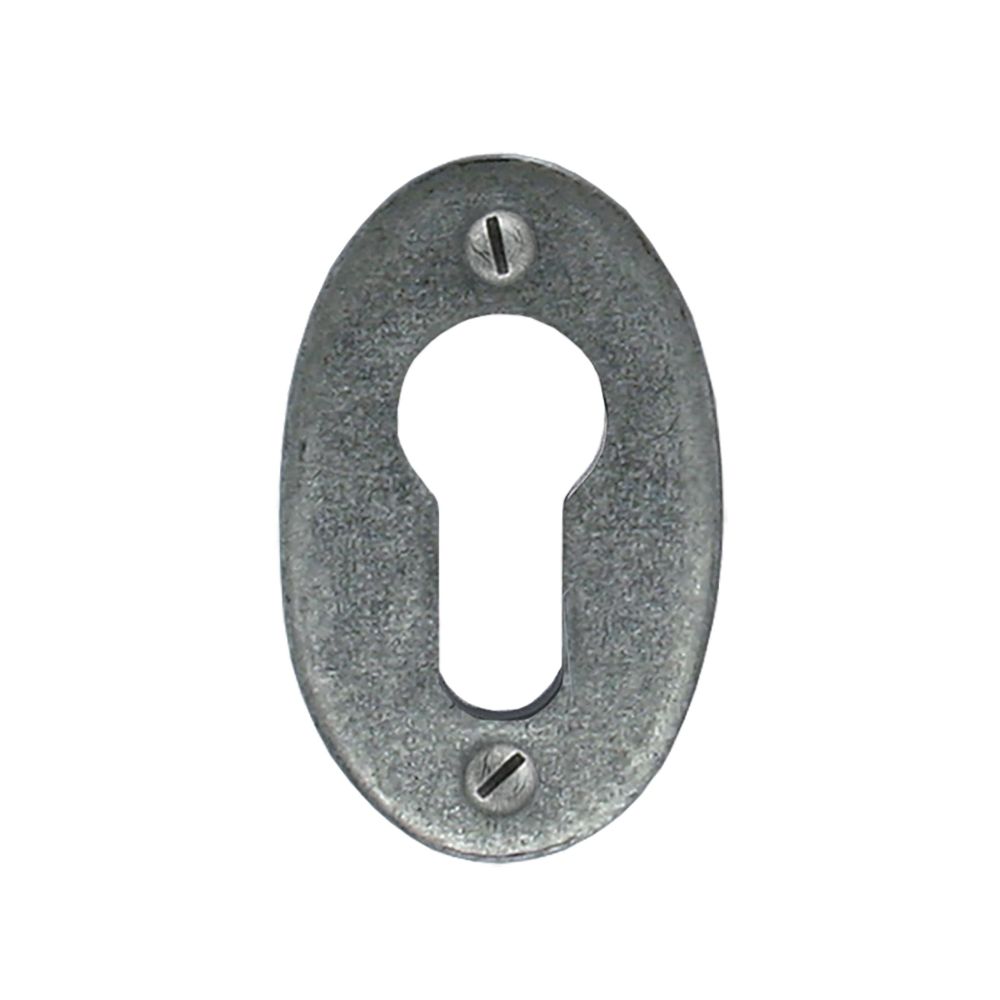 From The Anvil - Pewter Oval Euro Escutcheon | Sku. 33706 | Trade Door Handles.
