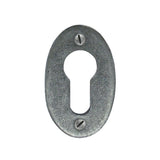 From The Anvil - Pewter Oval Euro Escutcheon | Sku. 33706 | Trade Door Handles.