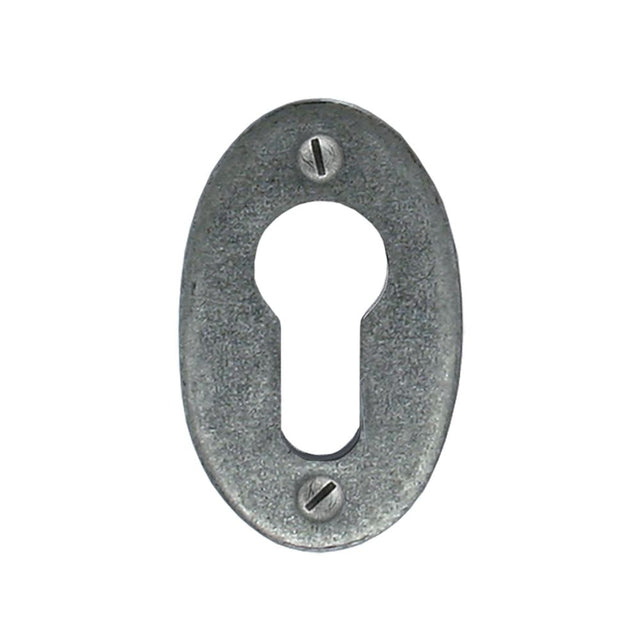 From The Anvil - Pewter Oval Euro Escutcheon | Sku. 33706 | Trade Door Handles.