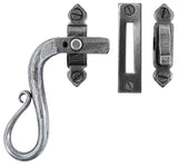 From The Anvil - Pewter Locking Shepherd's Crook Fastener - LH | Sku. 33710 | Trade Door Handles.