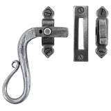 From The Anvil - Pewter Locking Shepherd's Crook Fastener - LH | Sku. 33710 | Trade Door Handles.