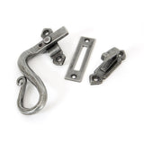 From The Anvil - Pewter Locking Shepherd's Crook Fastener - LH | Sku. 33710 | Trade Door Handles.