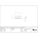 From The Anvil - Pewter Angled Keep | Sku. 33711 | Trade Door Handles.