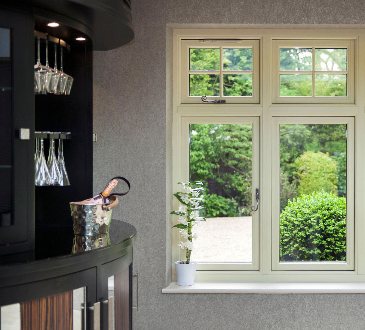 From The Anvil - Pewter 16mm Monkeytail Espag - LH | Sku. 33714 | Trade Door Handles.