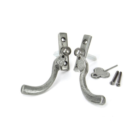 From The Anvil - Pewter 16mm Peardrop Espag - RH | Sku. 33715 | Trade Door Handles.