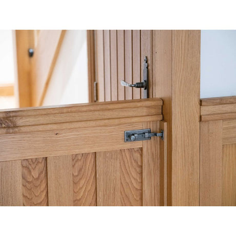 From The Anvil - Pewter 4" Cranked Knob Bolt | Sku. 33721 | Trade Door Handles.