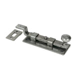 From The Anvil - Pewter 4" Cranked Knob Bolt | Sku. 33721 | Trade Door Handles.