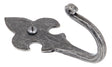 From The Anvil - Pewter Fleur-De-Lys Coat Hook | Sku. 33722 | Trade Door Handles.