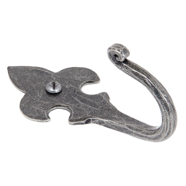 From The Anvil - Pewter Fleur-De-Lys Coat Hook | Sku. 33722 | Trade Door Handles.