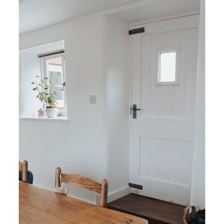 From The Anvil - Pewter 6" Straight Knob Bolt | Sku. 33723 | Trade Door Handles.