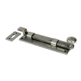 From The Anvil - Pewter 6" Cranked Knob Bolt | Sku. 33724 | Trade Door Handles.