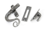 From The Anvil - Pewter Locking Monkeytail Fastener - LH | Sku. 33725 | Trade Door Handles.