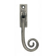 From The Anvil - Antique Pewter Slim Monkeytail Espag - RH | Sku. 33728 | Trade Door Handles.