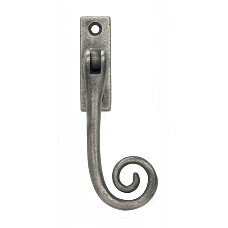 From The Anvil - Antique Pewter Slim Monkeytail Espag - RH | Sku. 33728 | Trade Door Handles.