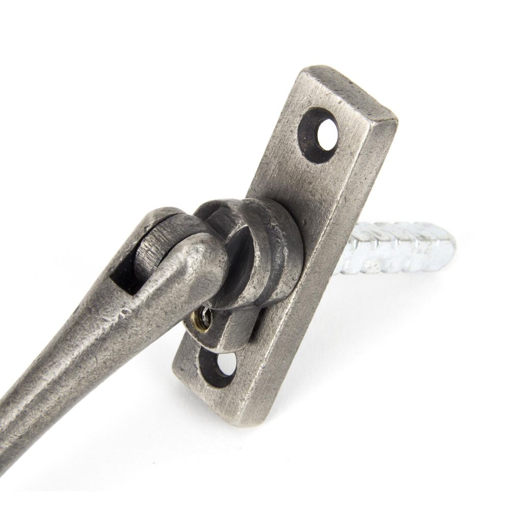 From The Anvil - Antique Pewter Slim Monkeytail Espag - LH | Sku. 33729 | Trade Door Handles.