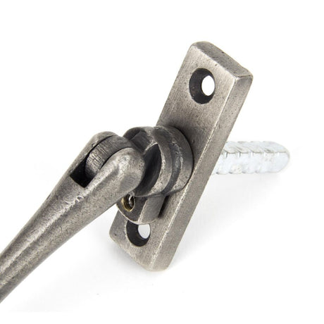 From The Anvil - Antique Pewter Slim Monkeytail Espag - LH | Sku. 33729 | Trade Door Handles.