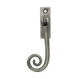 From The Anvil - Antique Pewter Slim Monkeytail Espag - LH | Sku. 33729 | Trade Door Handles.