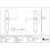 From The Anvil - Pewter Cromwell Lever Bathroom Set | Sku. 33732 | Trade Door Handles.