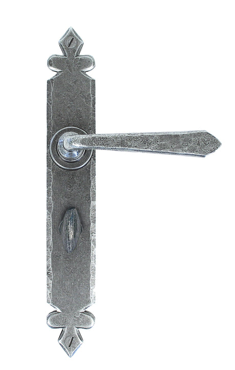 From The Anvil - Pewter Cromwell Lever Bathroom Set | Sku. 33732 | Trade Door Handles.