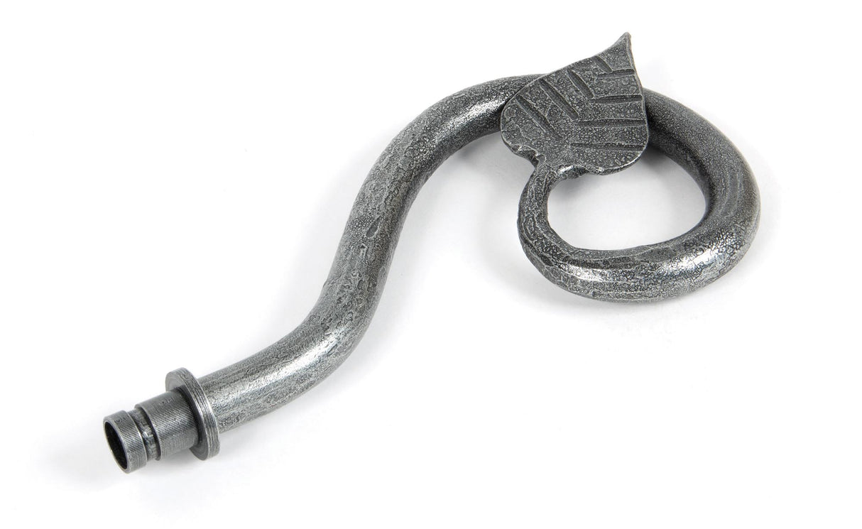 From The Anvil - Pewter Leaf Curtain Finial (pair) | Sku. 33733 | Trade Door Handles.