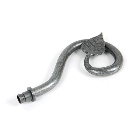 From The Anvil - Pewter Leaf Curtain Finial (pair) | Sku. 33733 | Trade Door Handles.