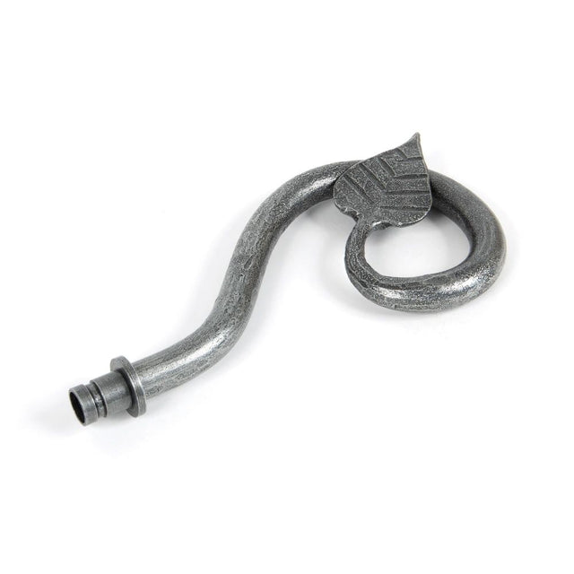 From The Anvil - Pewter Leaf Curtain Finial (pair) | Sku. 33733 | Trade Door Handles.