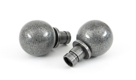From The Anvil - Pewter Ball Curtain Finial (pair) | Sku. 33734 | Trade Door Handles.