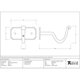 From The Anvil - Pewter Mounting Bracket (pair) | Sku. 33736 | Trade Door Handles.