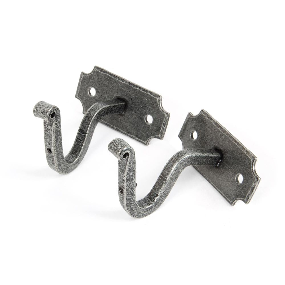 From The Anvil - Pewter Mounting Bracket (pair) | Sku. 33736 | Trade Door Handles.