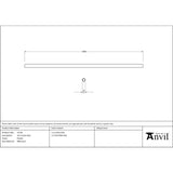 From The Anvil - Pewter 1m Curtain Pole | Sku. 33738 | Trade Door Handles.