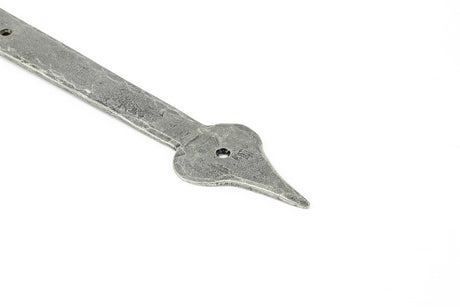 From The Anvil - Pewter 35" Hook & Band Hinge - Cranked (pair) | Sku. 33741 | Trade Door Handles.