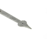 From The Anvil - Pewter 35" Hook & Band Hinge - Cranked (pair) | Sku. 33741 | Trade Door Handles.